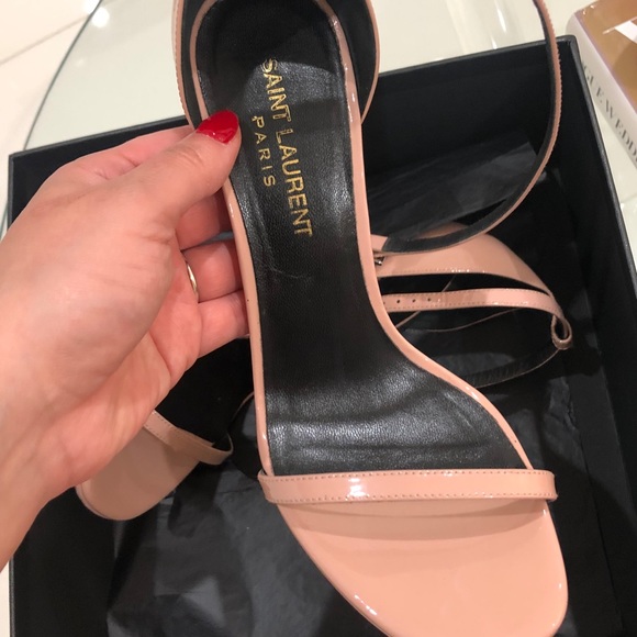 Saint Laurent pale pink sandals - Picture 2 of 4